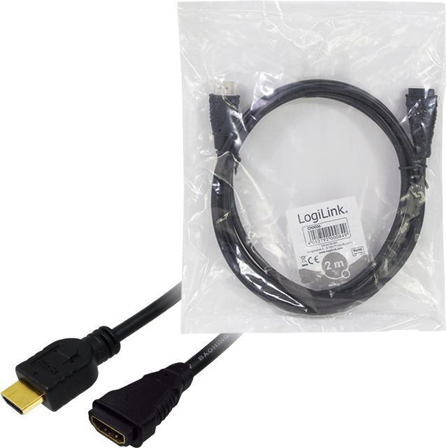 Image du produit LogiLink HDMI (Typ A) — HDMI (Typ A) (2 m)