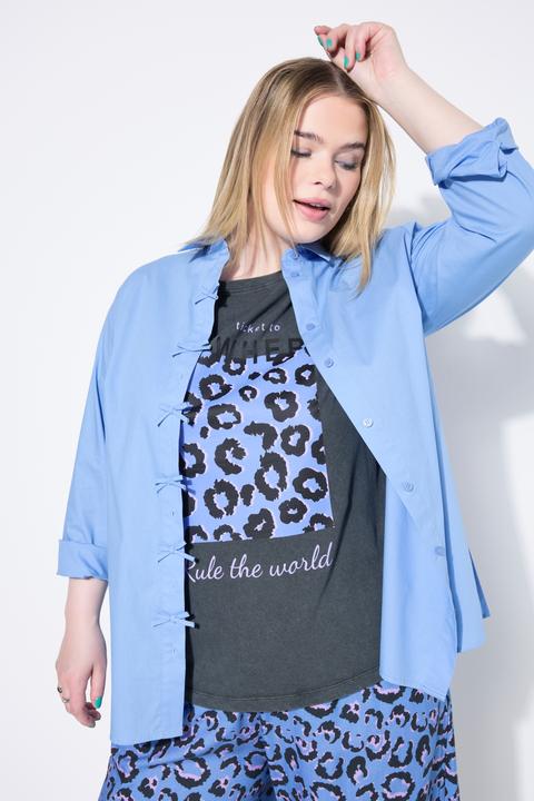 Produktbild Studio Untold Hemdbluse, Boxy Shape, Schleifen, Langarm (46, 48)