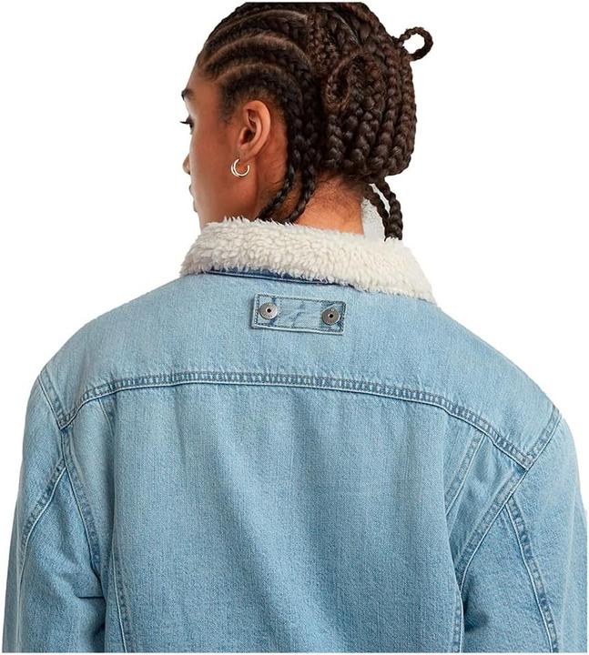 Image du produit G-Star Veste sherpa décontractée à col plat, boutons et poches à rabat (XS)