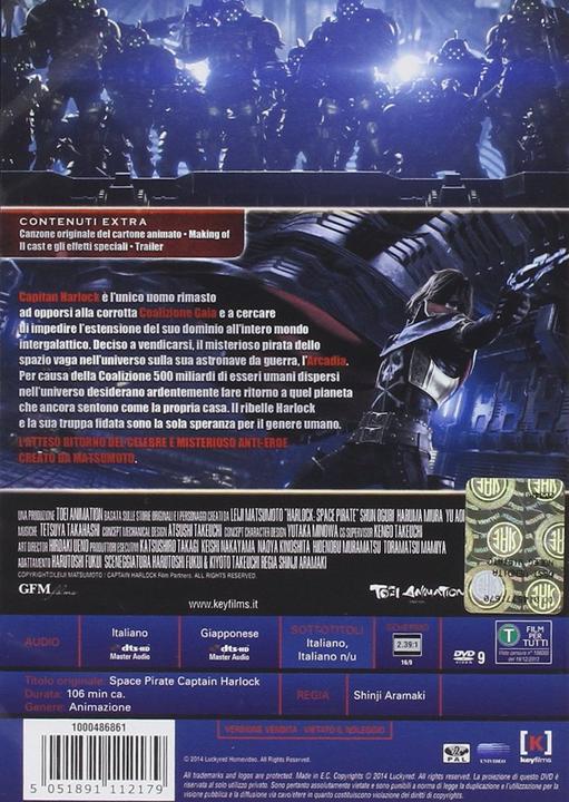Immagine prodotto Capitan Harlock (DVD) (DVD, 2014, Giapponese, Italiano)