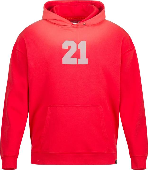 Produktbild Sthuge Hoodie mit Vintage Look, Oversized, Brustprint, Kapuze, Langarm (XXL)