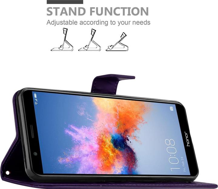 Image du produit Cadorabo Couverture du livre de fleurs (Honor 7X)