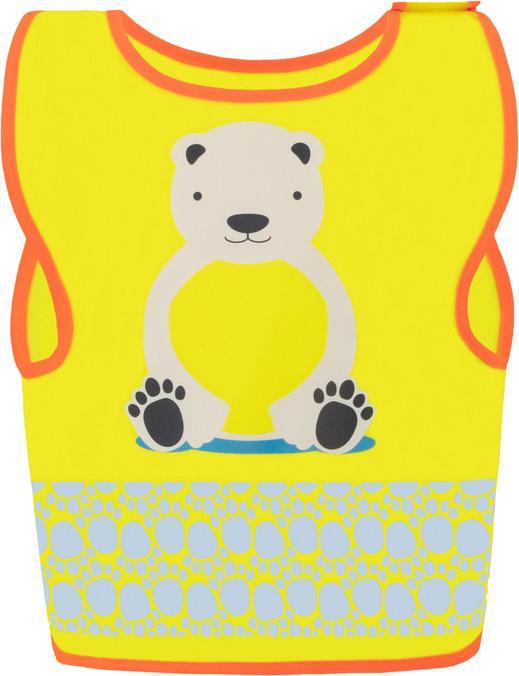 Produktbild Korntex Kinder Warnweste Gelb/Eisbär Wildlife CO2 Neutral Hautsicherheit XXS EN 17353 ® FUNBEARYW (XXS)