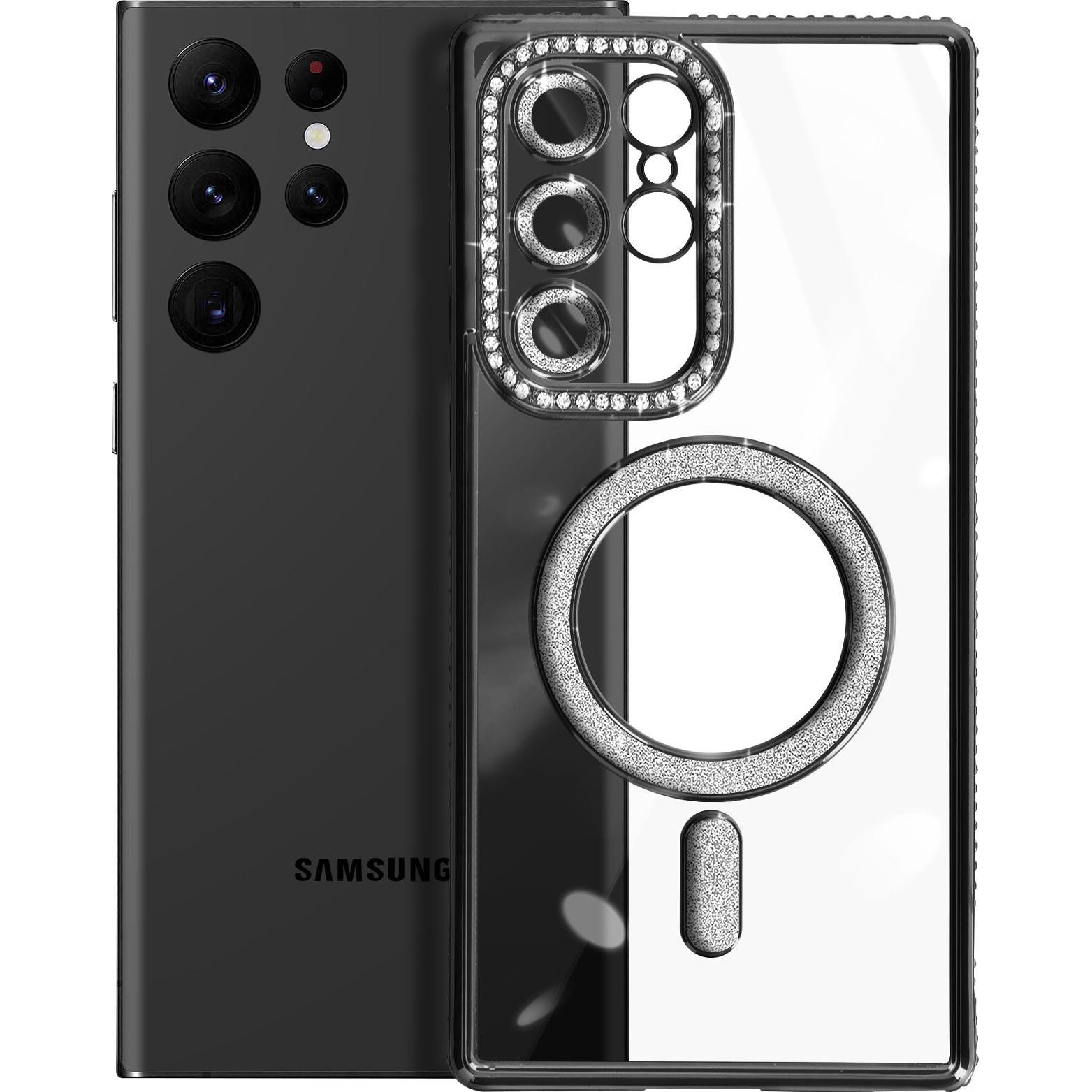 Thumbnail - Avizar Glamor Guard Case (Samsung Galaxy S22 Ultra), Smartphone Hülle, Schwarz