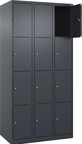 Actual product image kaiserkraft 4-compartment locker Evolo PLUS (90 x 50 x 185 cm)