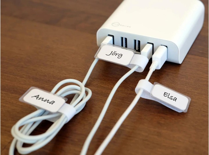 Image du produit Label-the-cable Mini-câbles velcro LTC, paquet de 10 (Serre-câbles velcro, 90 mm, 10 pcs)