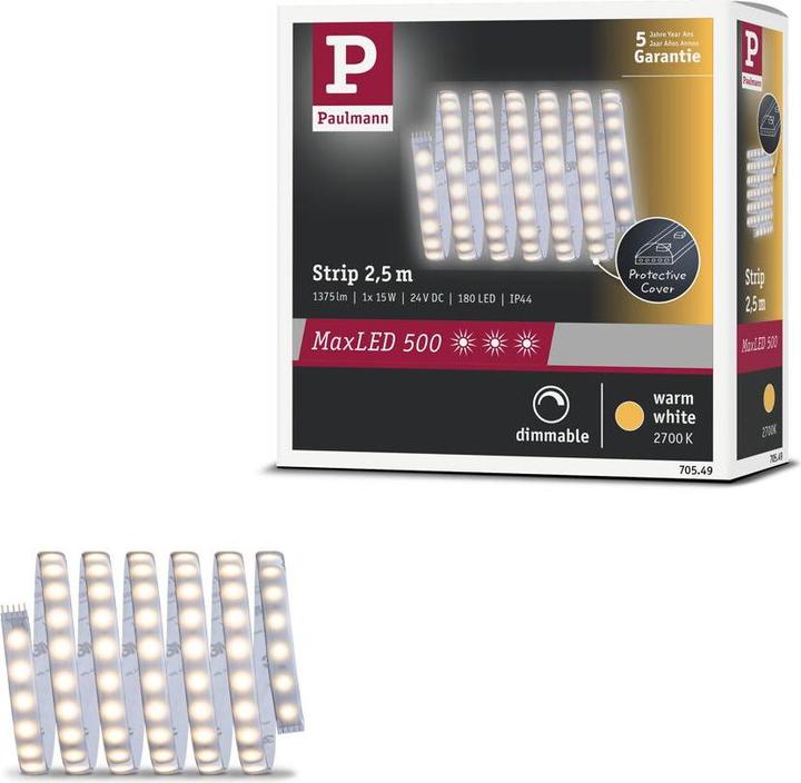 Actual product image Paulmann MaxLED 500 Stripe (Warm white, 250 cm, Indoor)