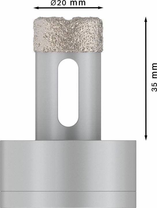 Produktbild Bosch Professional Zubehör PRO Core Cutter dry X-Lock, 20 x 35 mm (20 Millimeter)