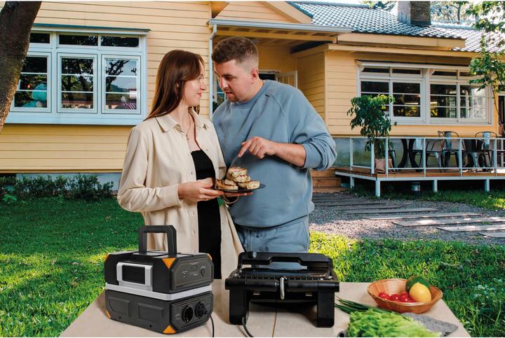 Produktbild Technaxx TX-202 Powerstation 20Ah Power Delivery Li-Ion Schwarz-Silber, Orange Outdoor (504 Wh, 6.25 kg)