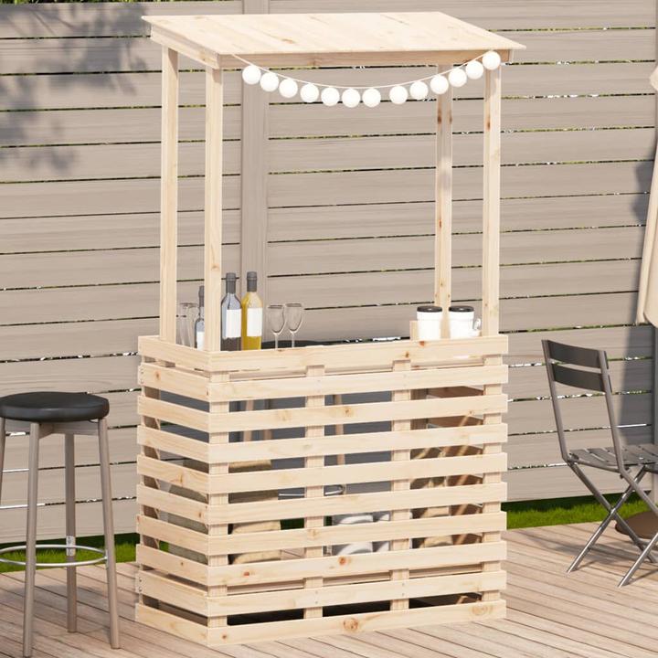 vidaXL Bar de jardin avec toit (57 cm)