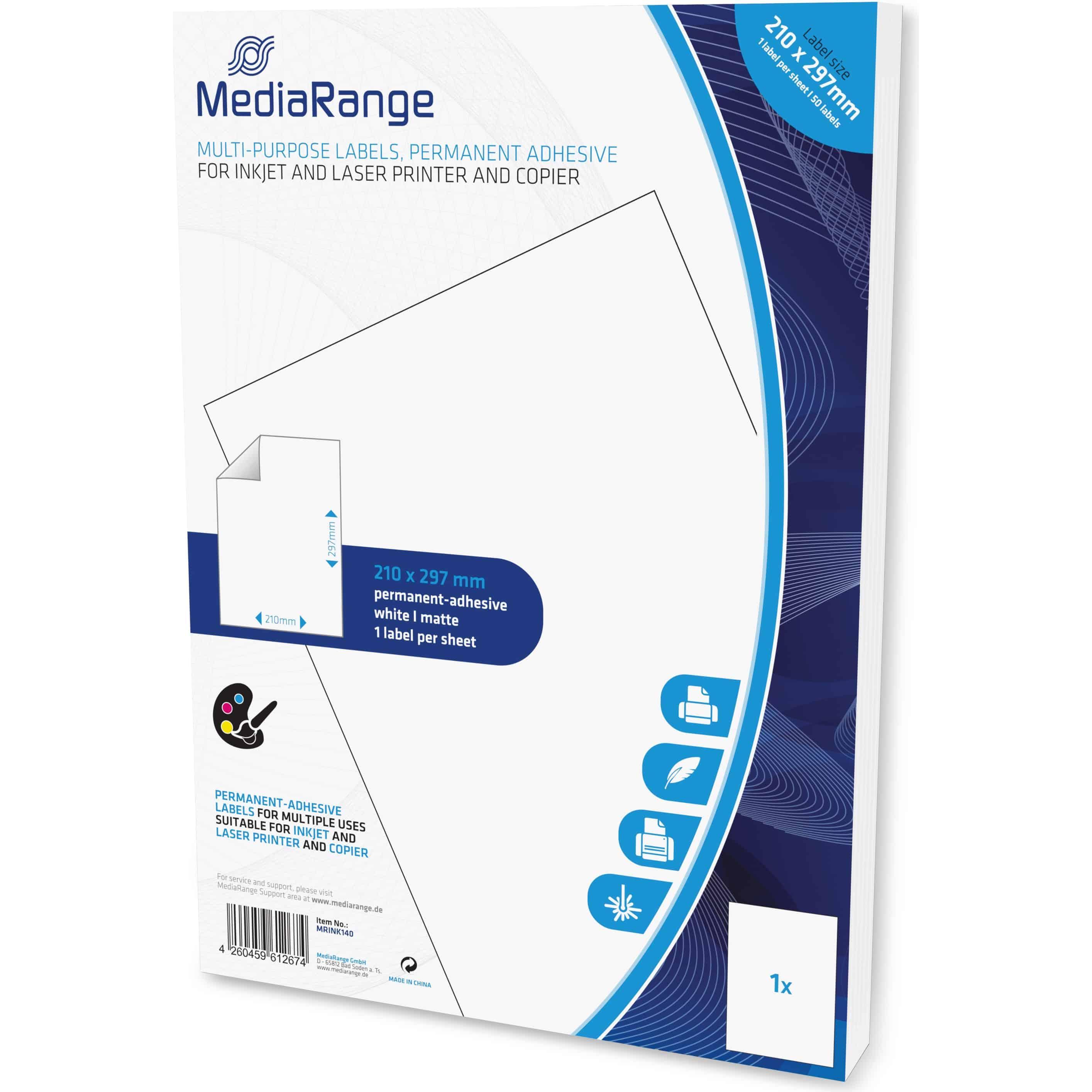 Thumbnail - MediaRange, Etiketten, Selbstklebendes Etikett