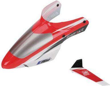 Produktbild E-Flite Kabinenhaube und Leitwerk rot Blade MSR