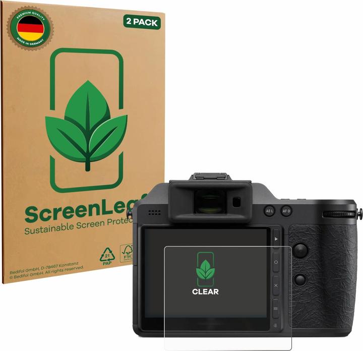 ScreenLeaf Pellicola protettiva, Proteggi Schermo Sostenibili, Clear, Antigraffio (Pellicola protettiva, Hasselblad X2D 100c)