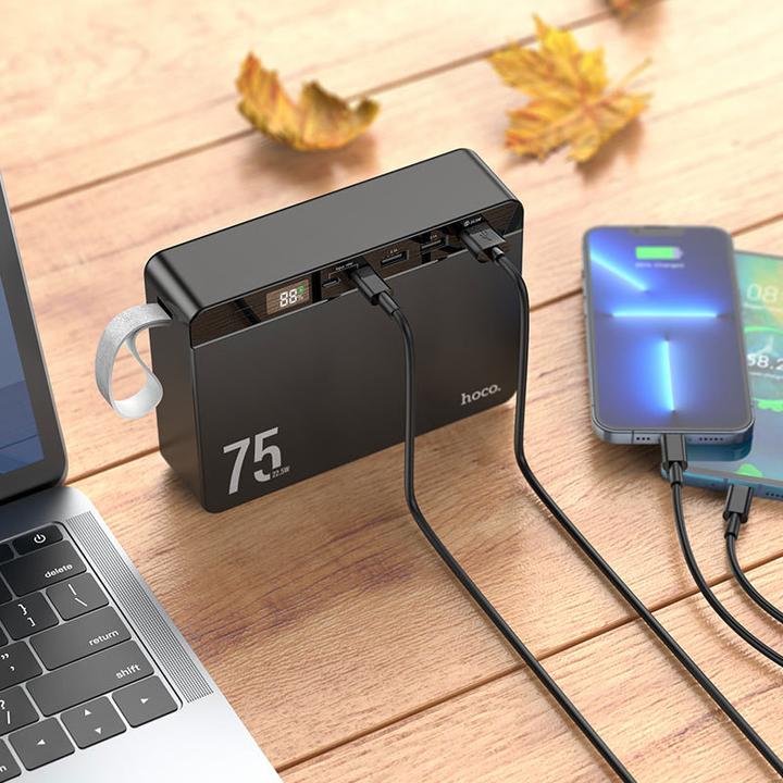 Actual product image Hoco J94 Powerbank (75000 mAh, 22.50 W, 277.50 Wh)