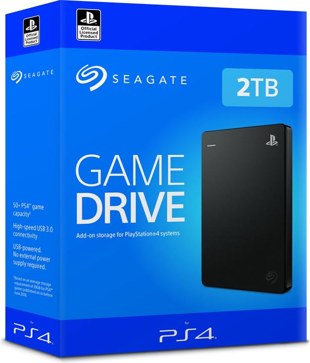 Produktbild Seagate Game Drive für PS4 (2 TB)