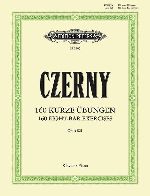 Produktbild 160 kurze Übungen op. 821 (Deutsch, Carl Czerny, 2023)