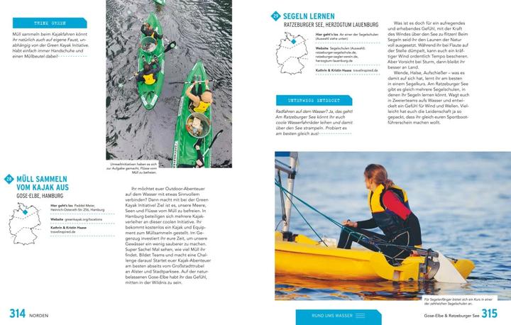 Produktbild Green Adventures in Deutschland (Deutsch, Andrea Lammert, Antje Gerstenecker, Erik Kormann, Kathrin Heckmann, Sebastian Canaves, 2021)