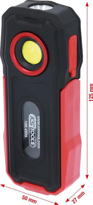 Image du produit KS Tools Lampe portative d'atelier mobile 300 lumens (130 lm)