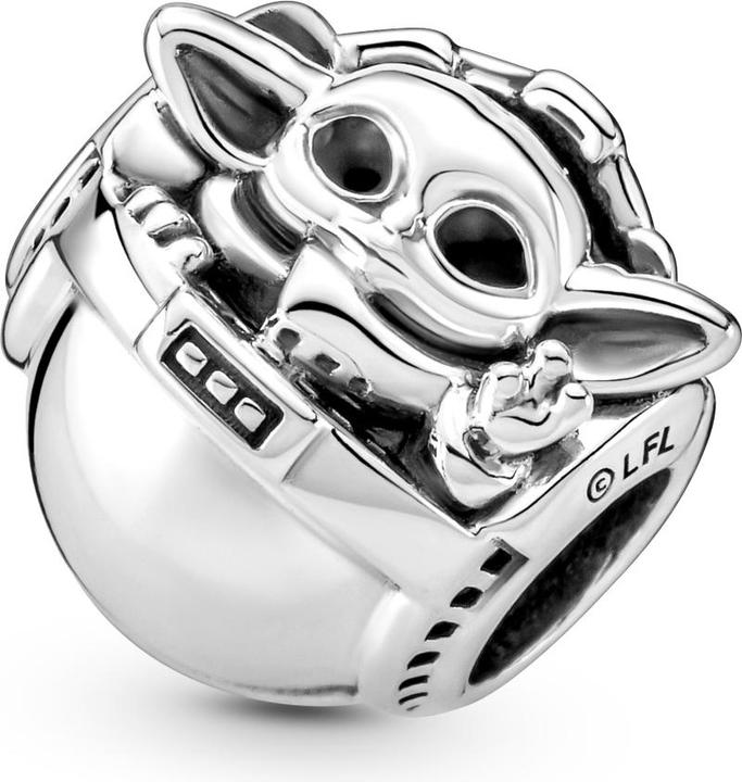 Image du produit Pandora Grogu et berceau Star Wars (Argent 925)