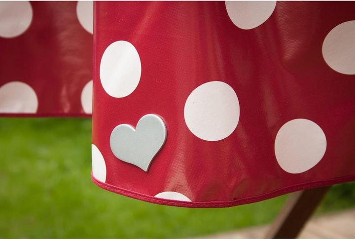 Actual product image DC Table Tablecloth paperweight heart 4 pieces (20 x 11 cm)