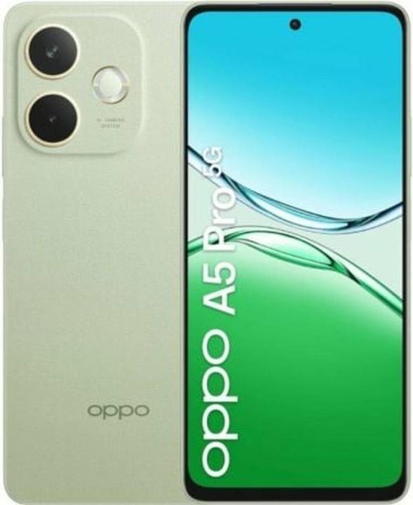 Actual product image OPPO A5 Pro 5G (256 GB, Green, Olive, 6.67", Dual SIM, 5G)