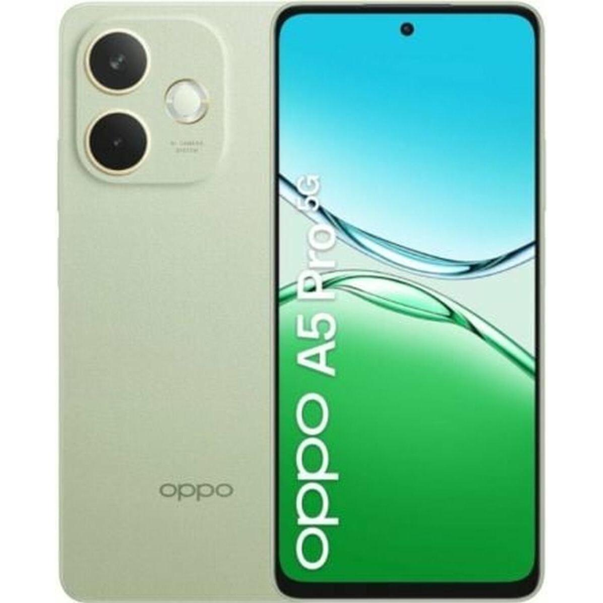 OPPO A5 Pro 5G (256 GB, Green, Olive, 6.67", Dual SIM, 5G), Smartphone, Grün