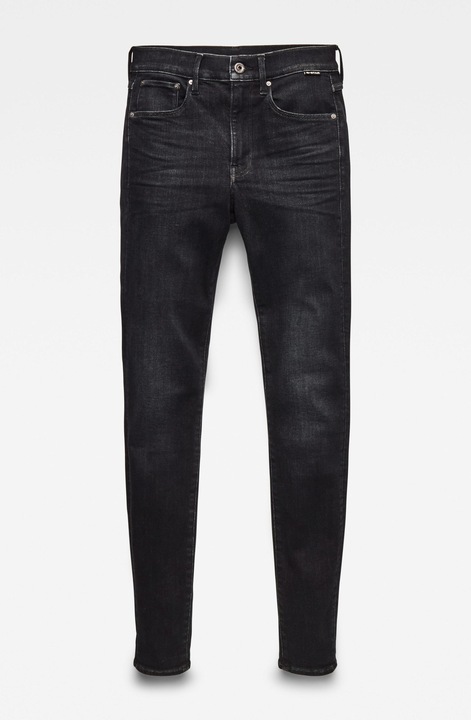 Actual product image G-Star 3301 High Skinny Jeans Superstretch worn in coal (W29/L32)