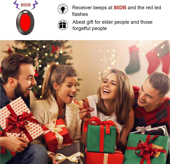 Produktbild Reyke Schlüsselfinder-Set mit LED-Taschenlampe (4 Empfänger)