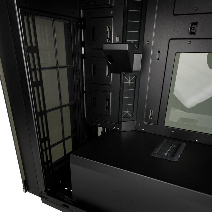 Actual product image Silverstone SST-LD01B Lucid Micro ATX Tower, TG (Mini-ITX, Mini-DTX)