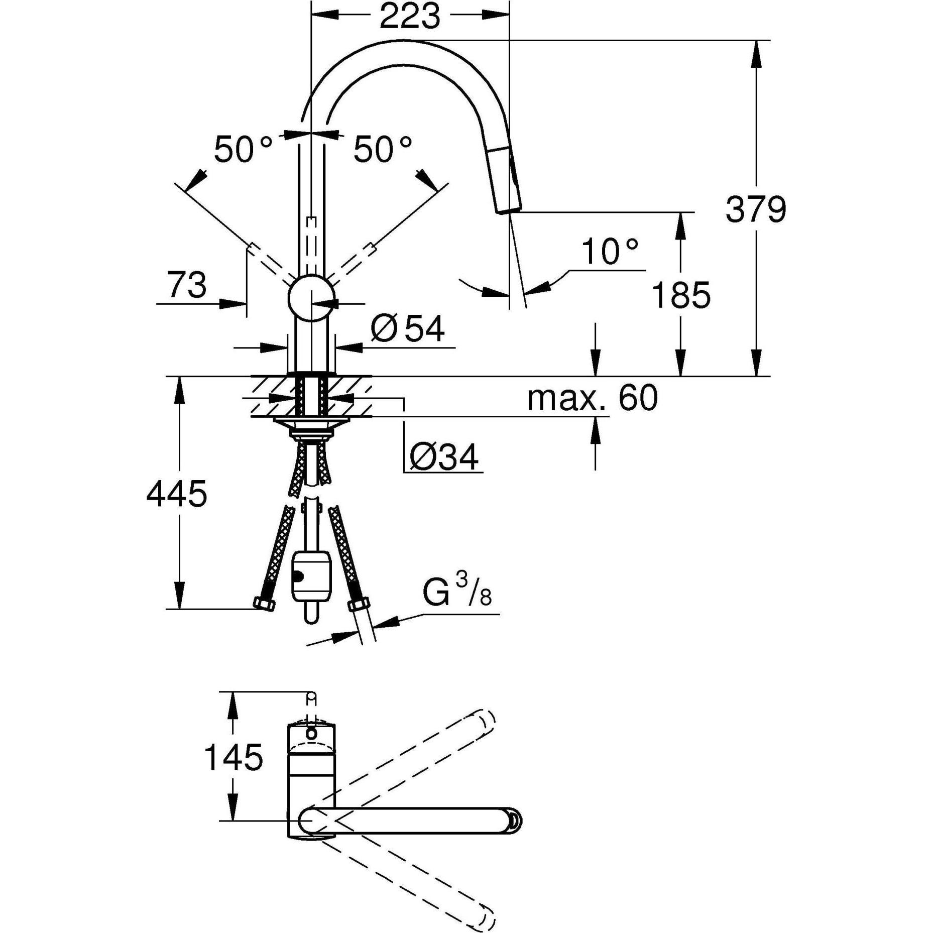 Thumbnail - Grohe, Küchenarmatur, Minta Einhand-Spültischbatterie