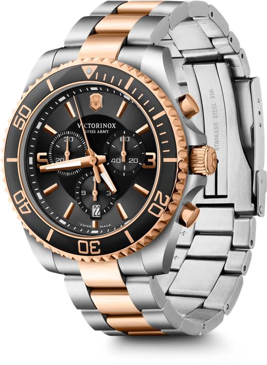 Image du produit Victorinox Maverick Chrono 43, 5N 2T, BLK dial, 5N 2T SST br (Montre de plongée, Chronographe, 43 mm)