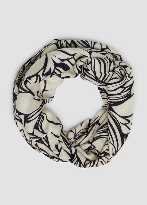Immagine prodotto s.Oliver Snood Floraler Loop-Schal aus Viskose mit Artwork-Details