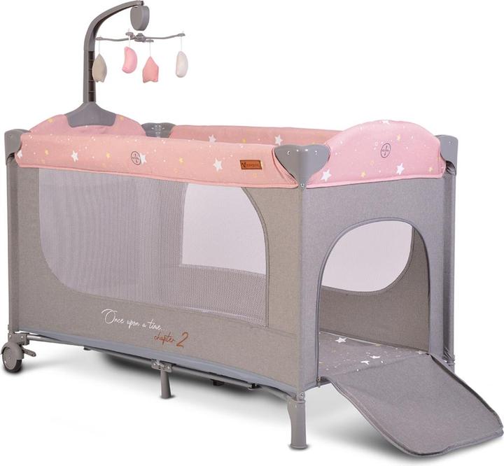 Actual product image Cangaroo Travel cot Once upon a time (60 x 120 cm)