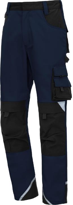 Nitras MOTION TEX PLUS, lange Arbeitshose, marineblau / schwarz (Farbcode: 2110), 280 g/qm, atmungsa (52)