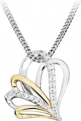 Produktbild Silver Cat SC515 Cubic Zirconia Silver Necklace (Chain. Pendant) (Cubic zirconia)