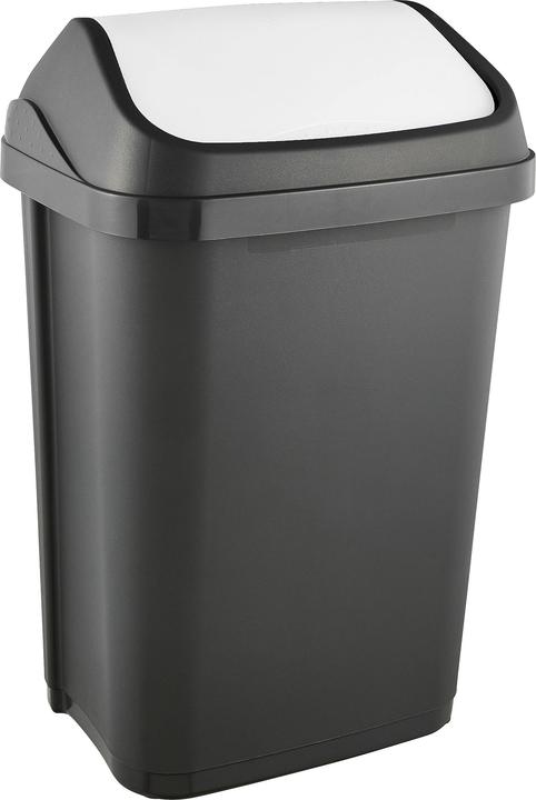 keeeper Abfalleimer "swantje", 25 Liter, anthrazit / grau (25 l)