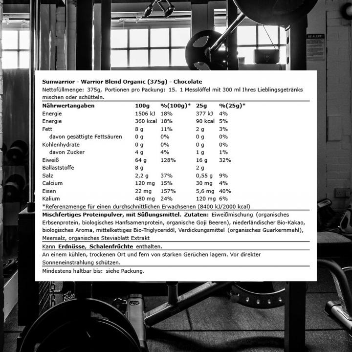 Immagine prodotto Sunwarrior Miscela Warrior (Chocolate, 1 x, 460 g)