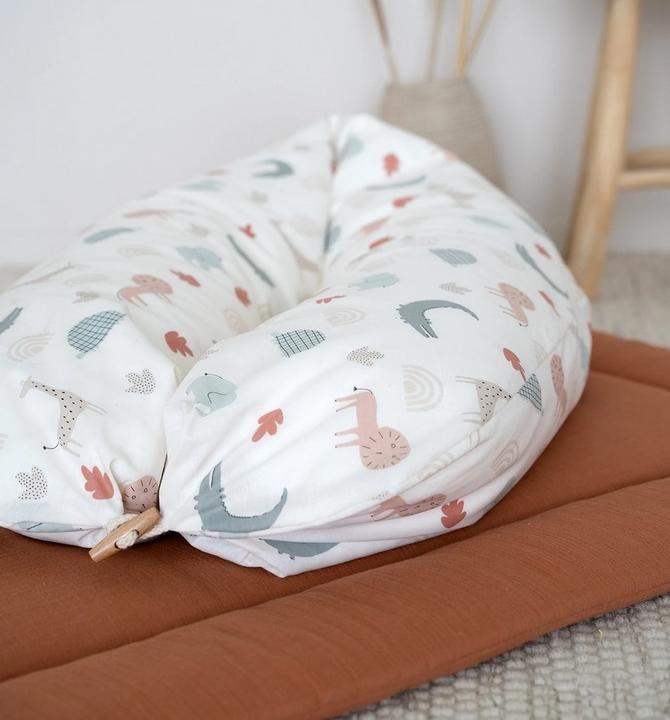 Actual product image Julius Zöllner Nursing Pillow Nappi with Button Organic (75 cm)