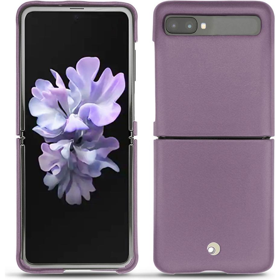 Noreve Lederschutzhülle (Samsung Galaxy Z Flip), Smartphone Hülle, Violett