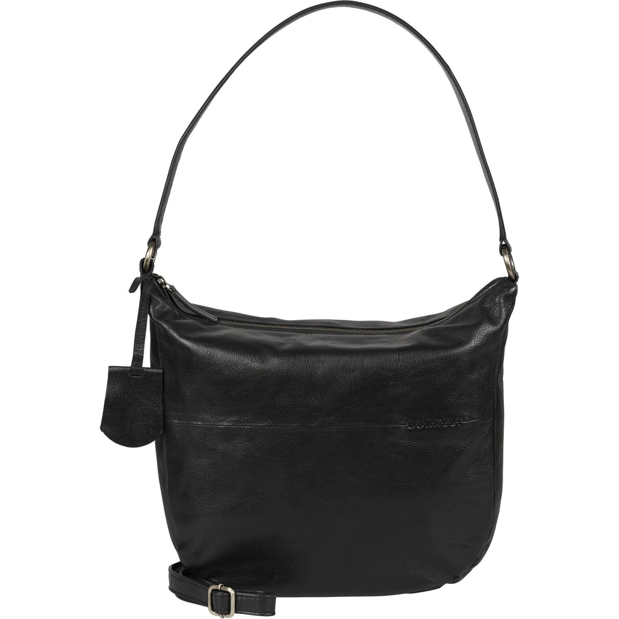 Burkely, Handtasche, Natural Norah Hobo Round, Schwarz