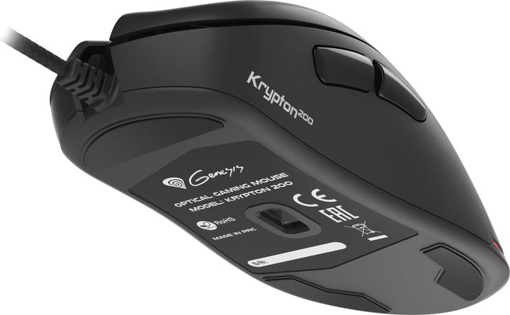Produktbild Genesis Krypton 200 Maus rechts USB Typ-A Optisch 6400 DPI (Kabelgebunden)