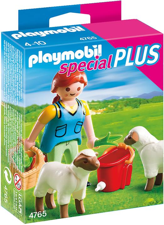 Image du produit Playmobil Une fermière nourrissant ses moutons (4765)