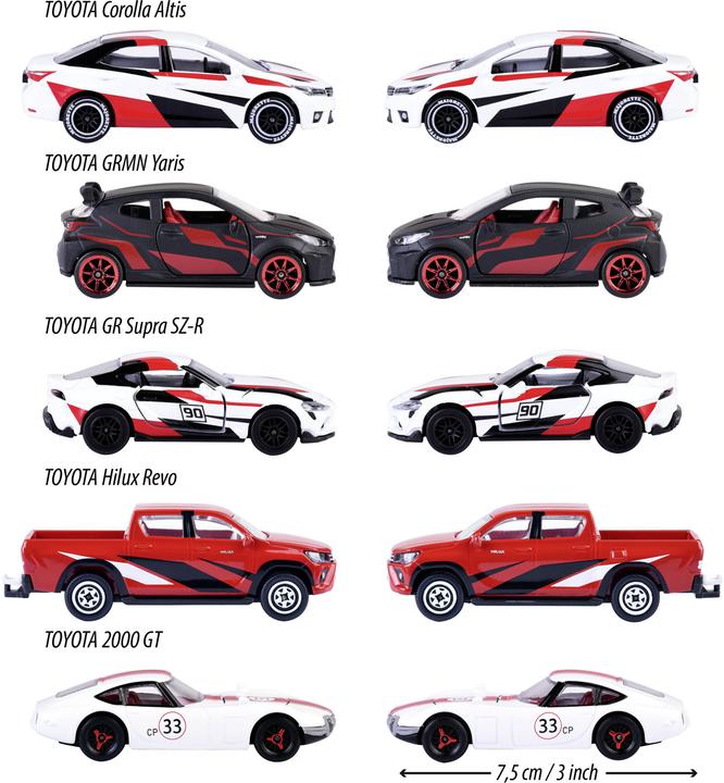 Image du produit Majorette Toyota Racing 5 Pieces Giftpack