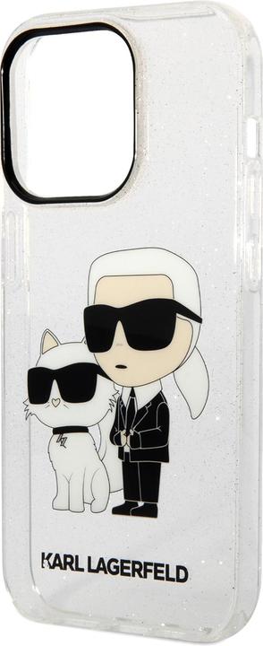 Actual product image Karl Lagerfeld iPhone 12/12 Pro IML Glitter Karl and Choupette NFT Case (Apple iPhone 12, Apple iPhone 12 Pro)