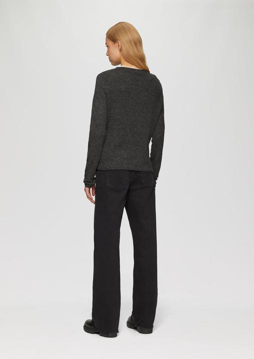 Produktbild S.Oliver Strickpullover Weicher Strickpullover mit Ajour-Detail (XXL)