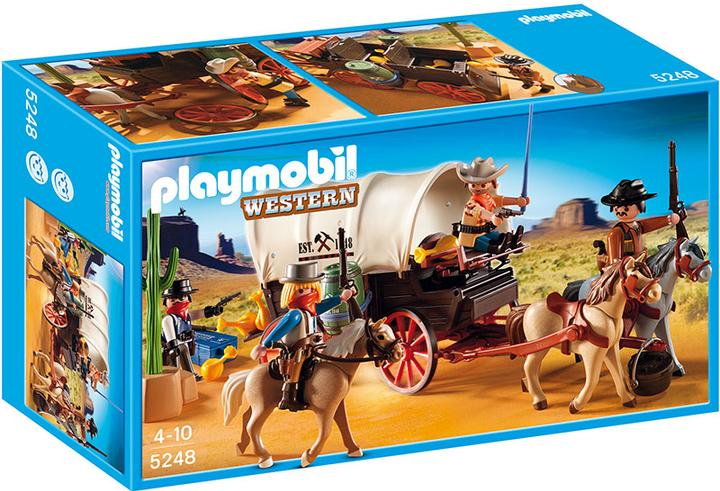 Produktbild Playmobil Planwagen mit Überfall (5248)