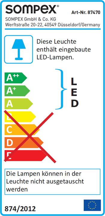 Label énergétique Sompex épingle (498 lm)