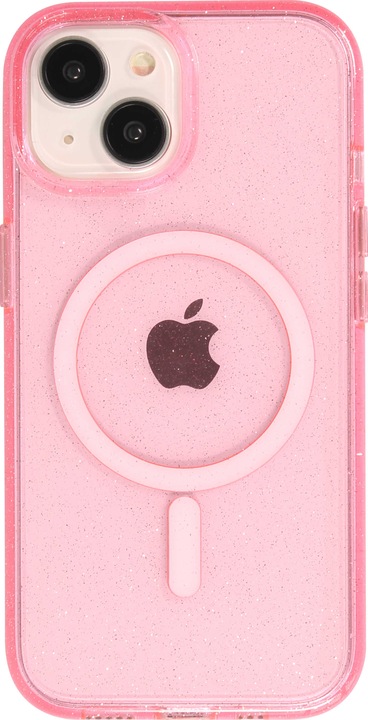 Actual product image PhoneLook Hard silicone case with glitter back and MagSafe (Apple iPhone 15)