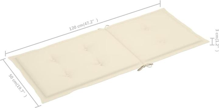 Actual product image vidaXL Gartenstuhl