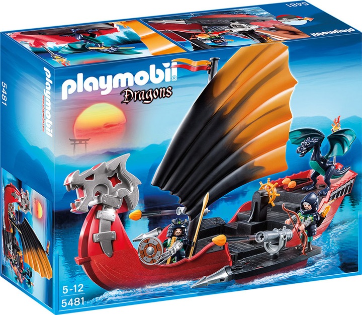 Produktbild Playmobil Drachen-Kampfschiff (5481)